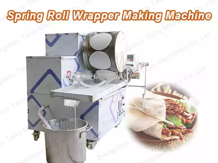 Spring Roll Wrapper Making Machine