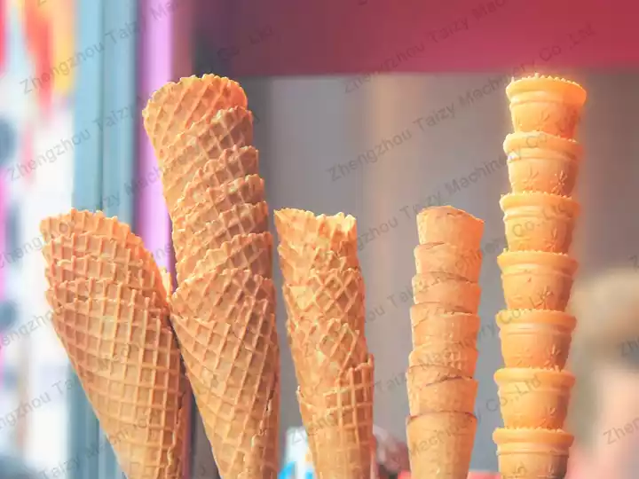 ice cream waffle cones