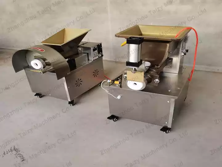 pneumatic and electric dough cutter machine