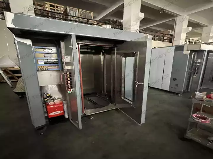 rotary oven in factory