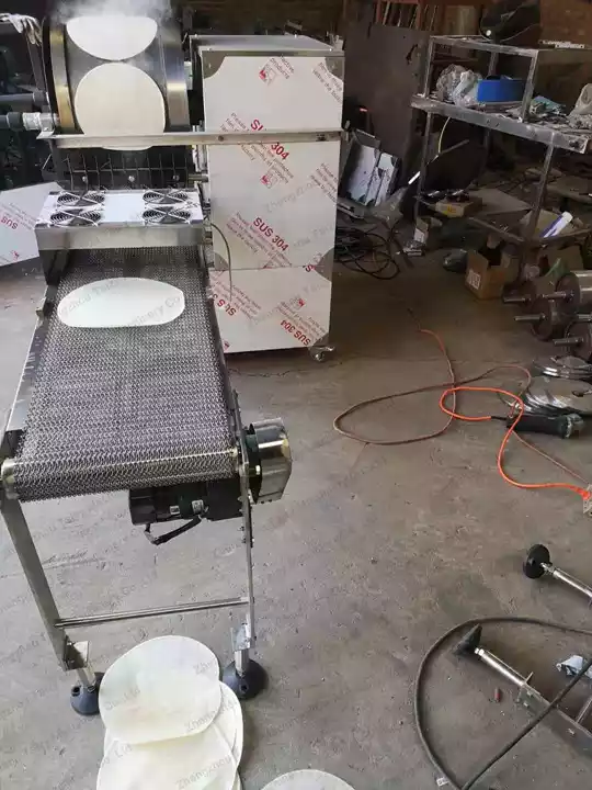 round spring roll wrapper making