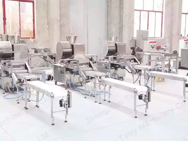 spring roll sheets making machines in factory