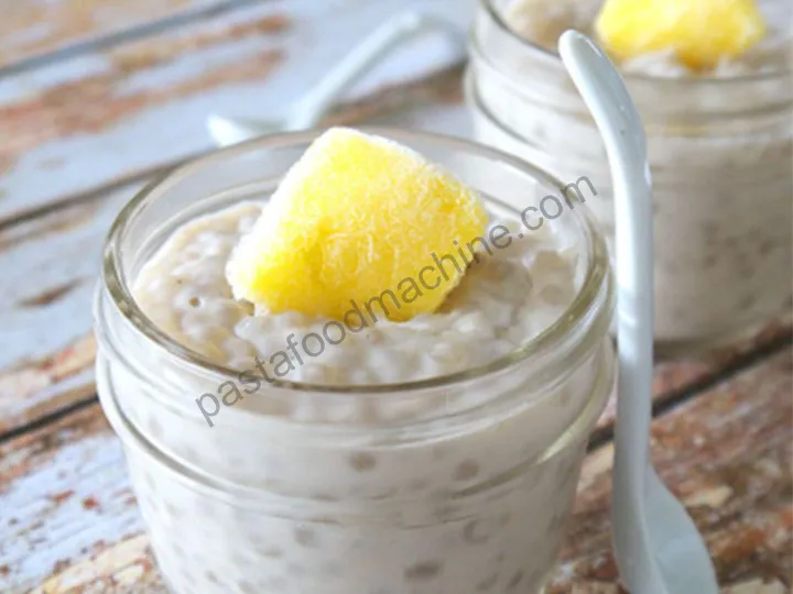 بودينغ التابيوكا مع الأناناس