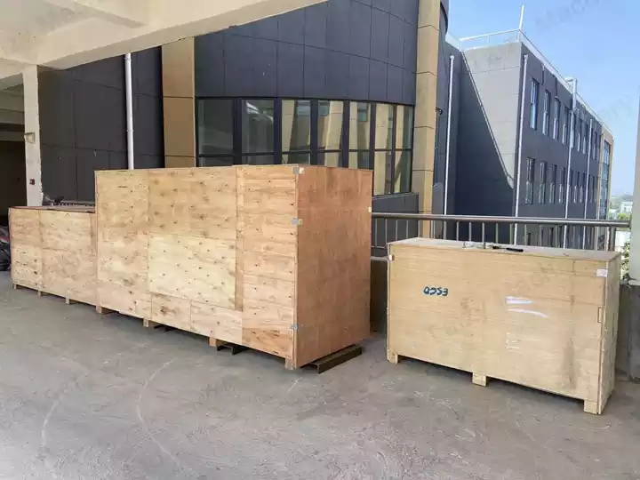 the tortilla making machine to be shipped