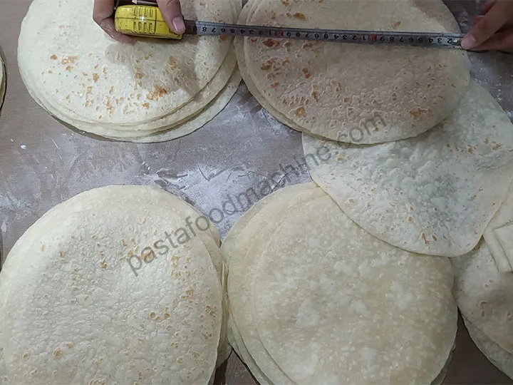 tortilla made by machine
