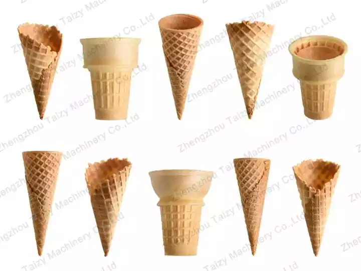 types of ice cream cones