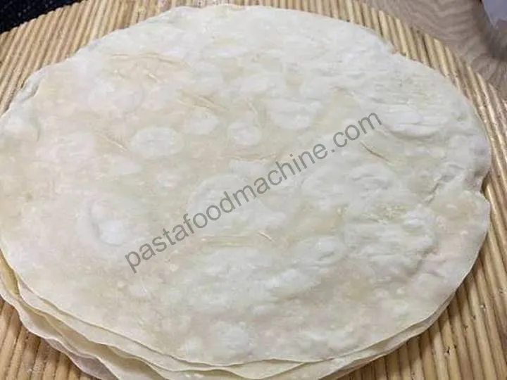 White flour pancakes
